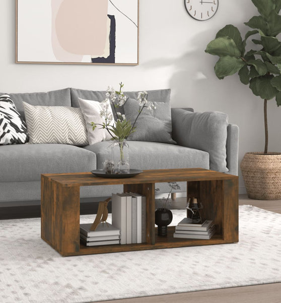 Couchtisch Räuchereiche 100x50x36 cm Holzwerkstoff