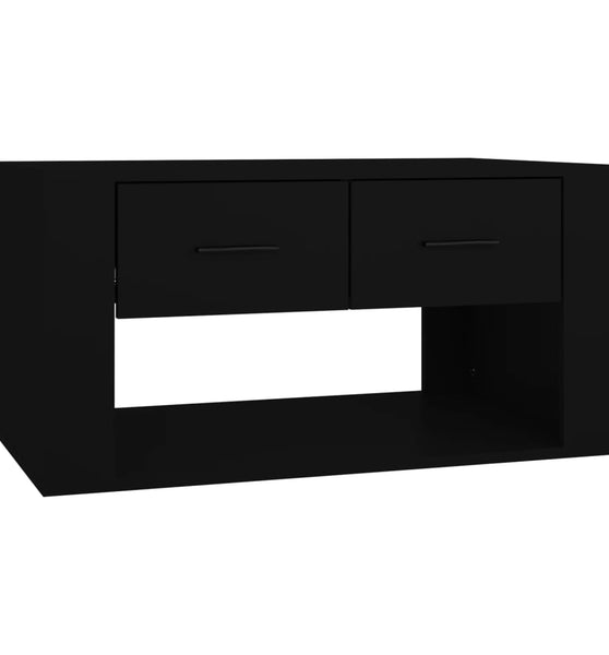 Couchtisch Schwarz 80x50x40 cm Holzwerkstoff