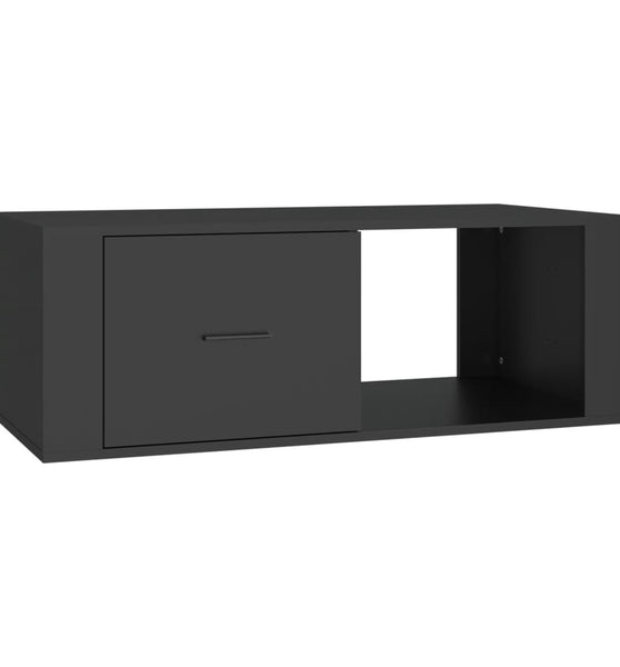 Couchtisch Schwarz 100x50,5x35 cm Holzwerkstoff