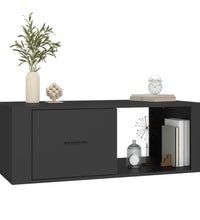 Couchtisch Schwarz 100x50,5x35 cm Holzwerkstoff