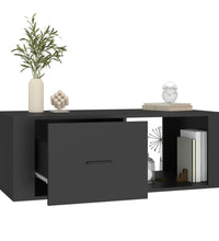 Couchtisch Schwarz 100x50,5x35 cm Holzwerkstoff