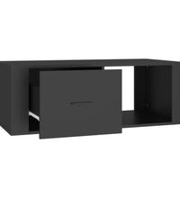 Couchtisch Schwarz 100x50,5x35 cm Holzwerkstoff