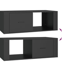 Couchtisch Schwarz 100x50,5x35 cm Holzwerkstoff