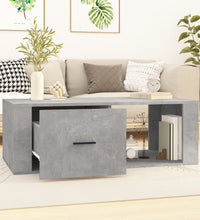 Couchtisch Betongrau 100x50,5x35 cm Holzwerkstoff