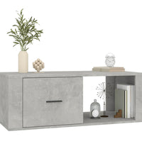 Couchtisch Betongrau 100x50,5x35 cm Holzwerkstoff