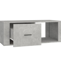 Couchtisch Betongrau 100x50,5x35 cm Holzwerkstoff