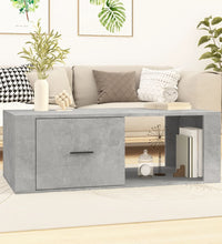 Couchtisch Betongrau 100x50,5x35 cm Holzwerkstoff