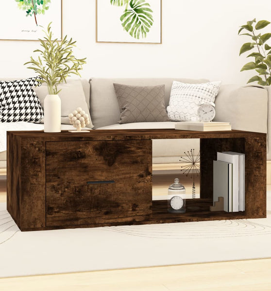 Couchtisch Räuchereiche 100x50,5x35 cm Holzwerkstoff