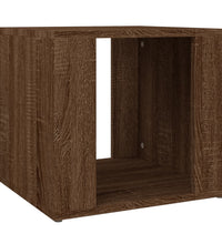 Nachttisch Braun Eichen-Optik 41x40x36 cm Holzwerkstoff