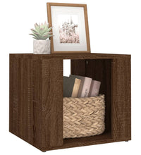 Nachttisch Braun Eichen-Optik 41x40x36 cm Holzwerkstoff