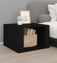 Nachttisch Schwarz 57x55x36 cm Holzwerkstoff