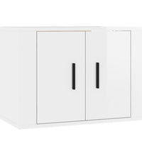 TV-Wandschrank Hochglanz-Weiß 57x34,5x40 cm