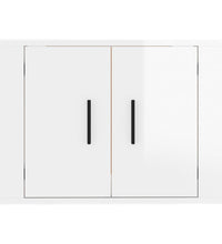 TV-Wandschrank Hochglanz-Weiß 57x34,5x40 cm