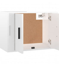 TV-Wandschrank Hochglanz-Weiß 57x34,5x40 cm