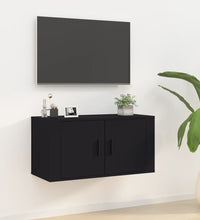 TV-Wandschrank Schwarz 80x34,5x40 cm