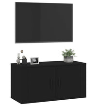 TV-Wandschrank Schwarz 80x34,5x40 cm