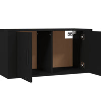 TV-Wandschrank Schwarz 80x34,5x40 cm