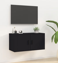 TV-Wandschrank Schwarz 80x34,5x40 cm