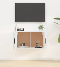 TV-Wandschrank Hochglanz-Weiß 80x34,5x40 cm
