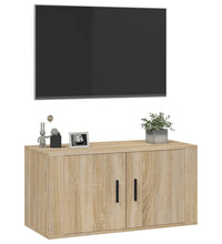 TV-Wandschrank Sonoma-Eiche 80x34,5x40 cm