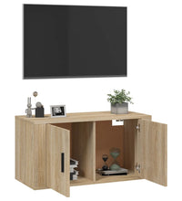 TV-Wandschrank Sonoma-Eiche 80x34,5x40 cm