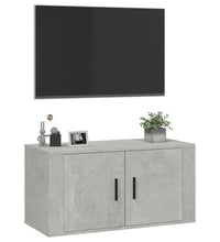 TV-Wandschrank Betongrau 80x34,5x40 cm