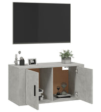 TV-Wandschrank Betongrau 80x34,5x40 cm