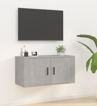 TV-Wandschrank Betongrau 80x34,5x40 cm