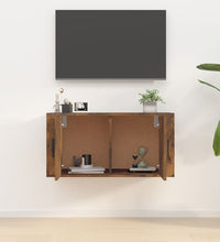 TV-Wandschrank Räuchereiche 80x34,5x40 cm