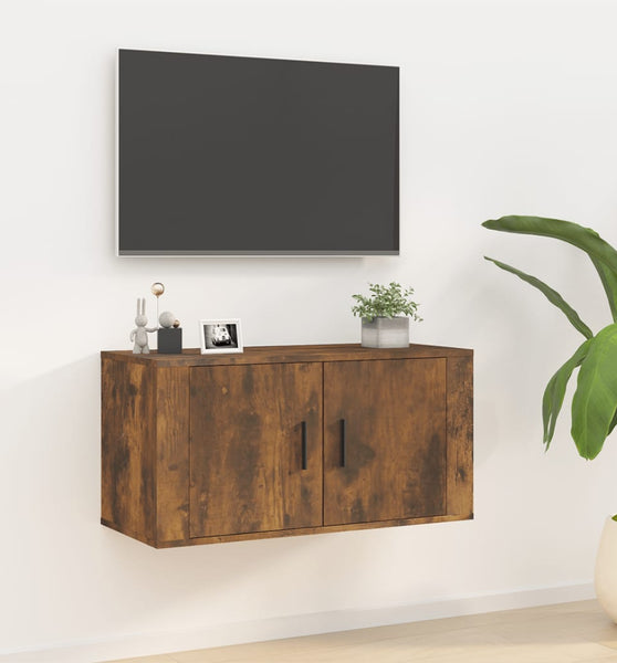 TV-Wandschrank Räuchereiche 80x34,5x40 cm