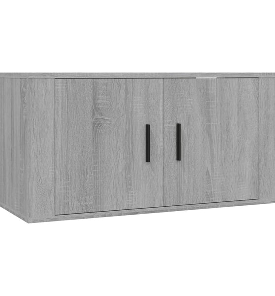 TV-Wandschrank Grau Sonoma 80x34,5x40 cm