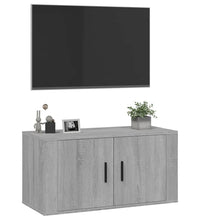 TV-Wandschrank Grau Sonoma 80x34,5x40 cm