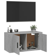 TV-Wandschrank Grau Sonoma 80x34,5x40 cm