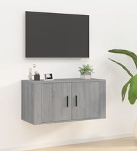 TV-Wandschrank Grau Sonoma 80x34,5x40 cm