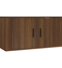 TV-Wandschrank Braun Eichen-Optik 80x34,5x40 cm