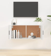 TV-Wandschrank Hochglanz-Weiß 100x34,5x40 cm