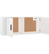 TV-Wandschrank Hochglanz-Weiß 100x34,5x40 cm