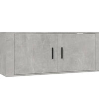 TV-Wandschrank Betongrau 100x34,5x40 cm