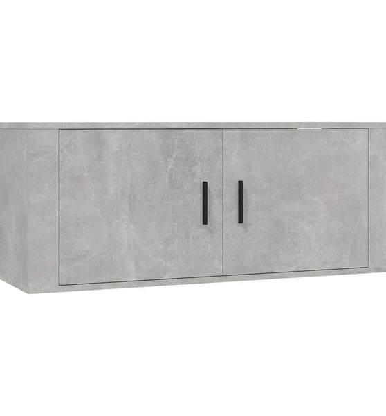 TV-Wandschrank Betongrau 100x34,5x40 cm