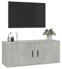 TV-Wandschrank Betongrau 100x34,5x40 cm