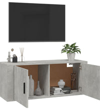 TV-Wandschrank Betongrau 100x34,5x40 cm