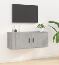 TV-Wandschrank Betongrau 100x34,5x40 cm