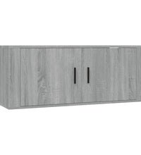 TV-Wandschrank Grau Sonoma 100x34,5x40 cm