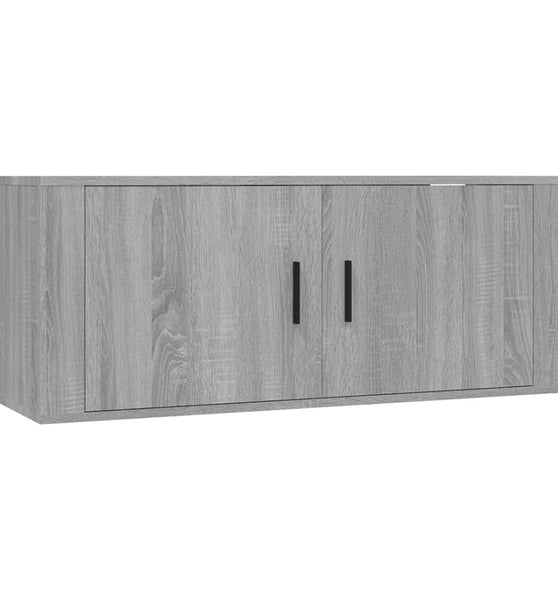 TV-Wandschrank Grau Sonoma 100x34,5x40 cm