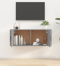 TV-Wandschrank Grau Sonoma 100x34,5x40 cm