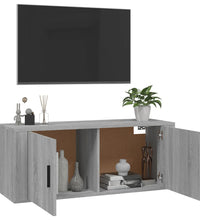 TV-Wandschrank Grau Sonoma 100x34,5x40 cm