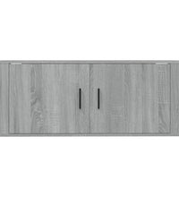 TV-Wandschrank Grau Sonoma 100x34,5x40 cm