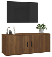 TV-Wandschrank Braun Eichen-Optik 100x34,5x40 cm