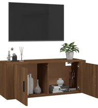 TV-Wandschrank Braun Eichen-Optik 100x34,5x40 cm