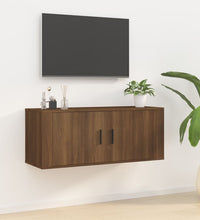 TV-Wandschrank Braun Eichen-Optik 100x34,5x40 cm